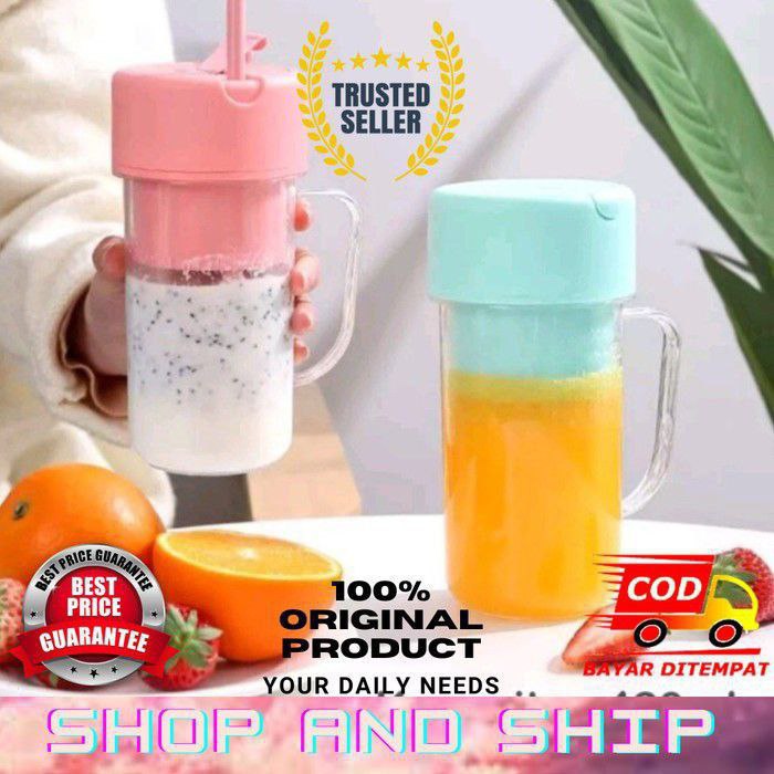 Portable Mini Smoothie Blender 420ml – Fresh Juice on the Go